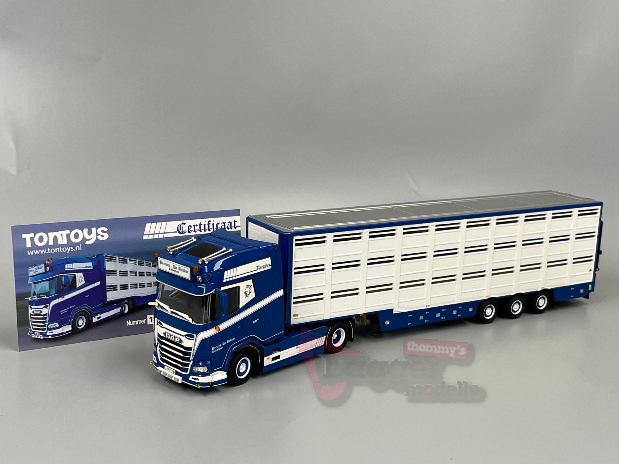 01-5191 - WSI -DAF XG +MY25 Viehtransporter "Peeters de Bakker "BE"